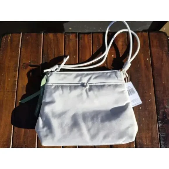 Vera Bradley Womens Featherweight Original Hipster Crossbody, Silver Oyster $100 - Picture 2 of 7